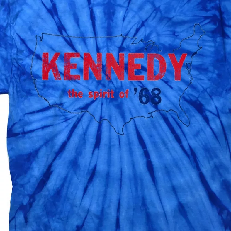 Retro 1968 Bobby Kennedy Gift Rfk Robert Kennedy Gift Tie-Dye T-Shirt