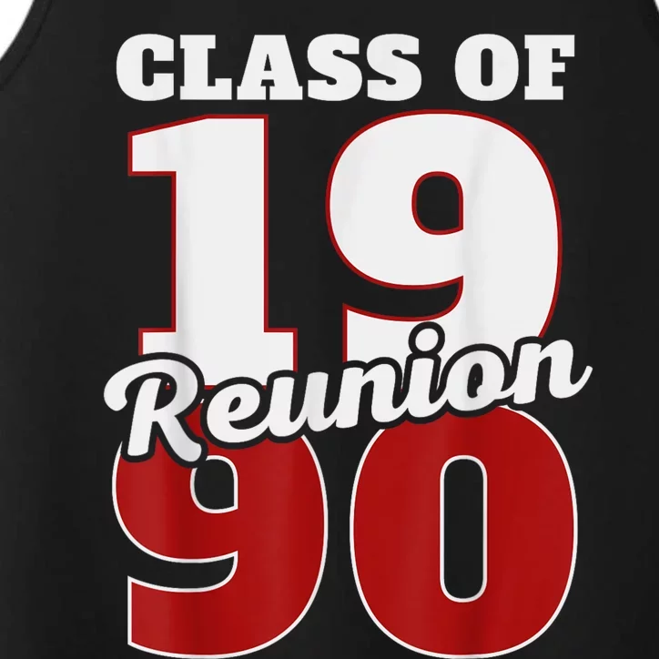 Reunion 1990 Class Of 1990 Reunion 90 Graduation 1990 Performance Tank