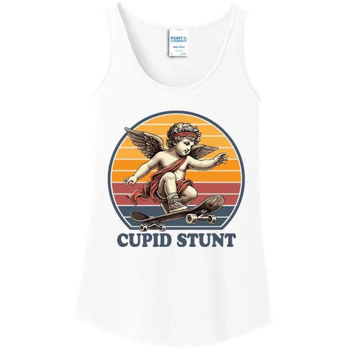 Retro 1970S Cupid Stunt Ladies Essential Tank