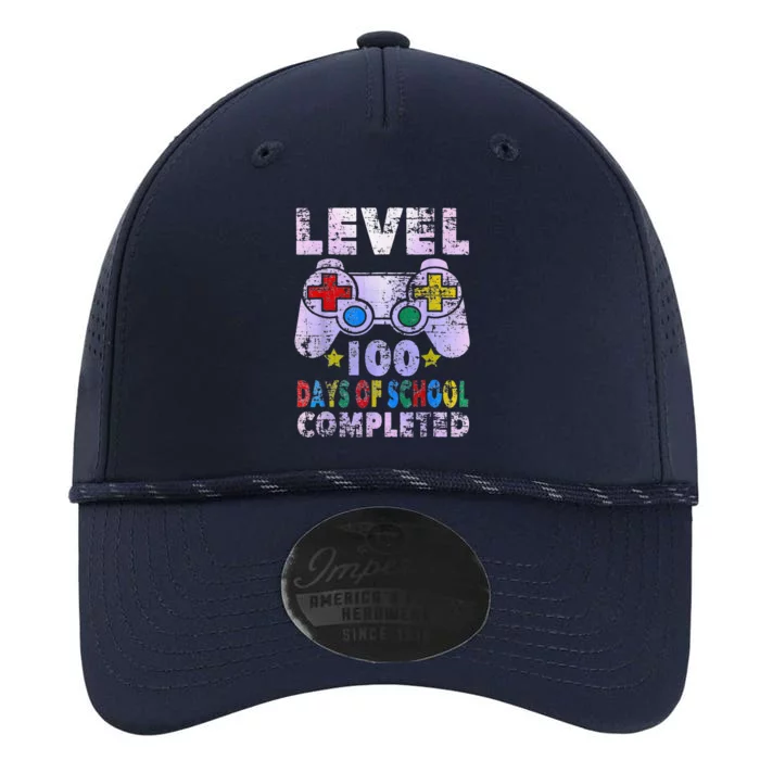 Retro 100 Days Of School Completed Level Up Gaming Performance The Dyno Cap