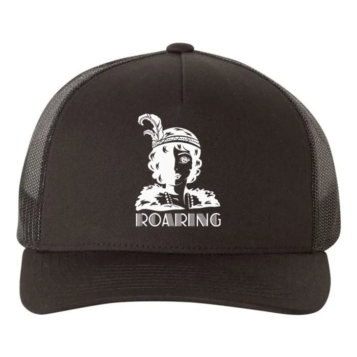 ROARING 1920's Great Gatsby Glamorous Woman Flapper Yupoong Adult 5-Panel Trucker Hat