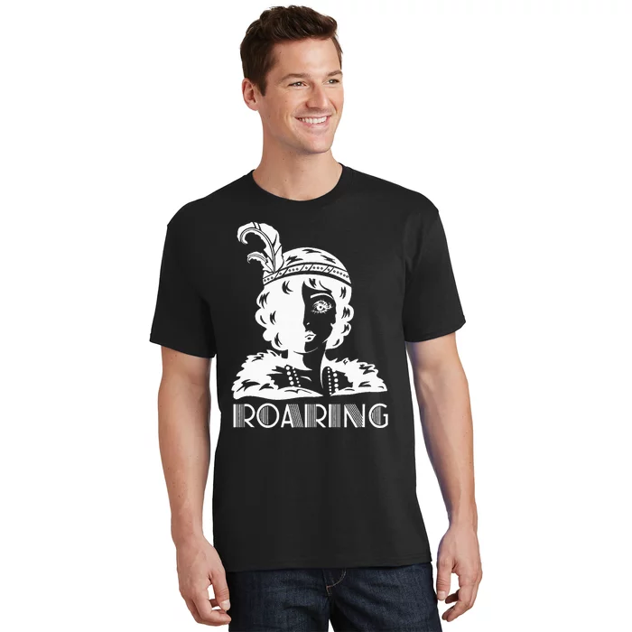 ROARING 1920's Great Gatsby Glamorous Woman Flapper T-Shirt