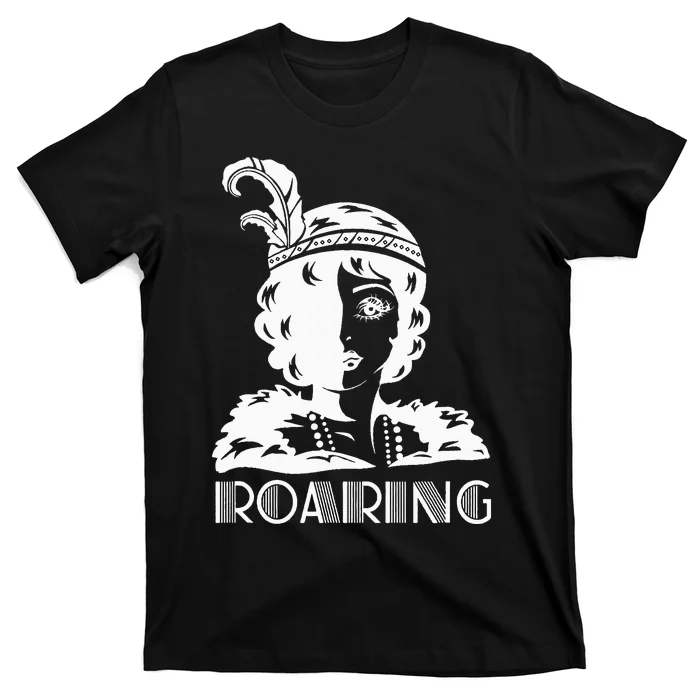 ROARING 1920's Great Gatsby Glamorous Woman Flapper T-Shirt