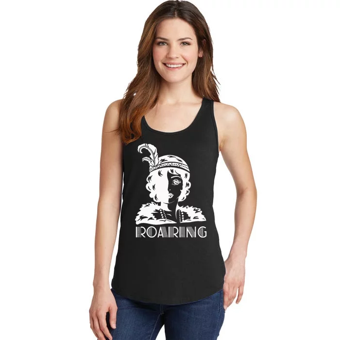 ROARING 1920's Great Gatsby Glamorous Woman Flapper Ladies Essential Tank