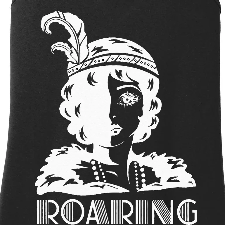 ROARING 1920's Great Gatsby Glamorous Woman Flapper Ladies Essential Tank