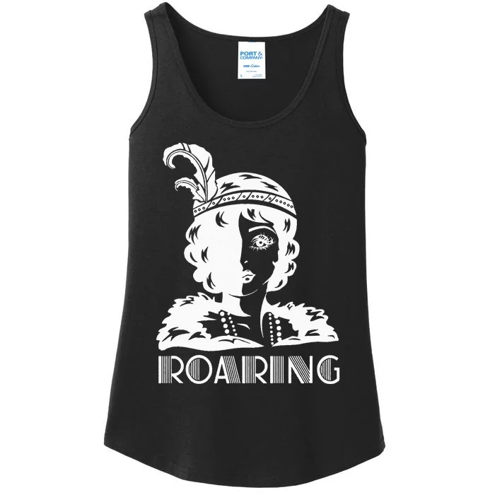 ROARING 1920's Great Gatsby Glamorous Woman Flapper Ladies Essential Tank