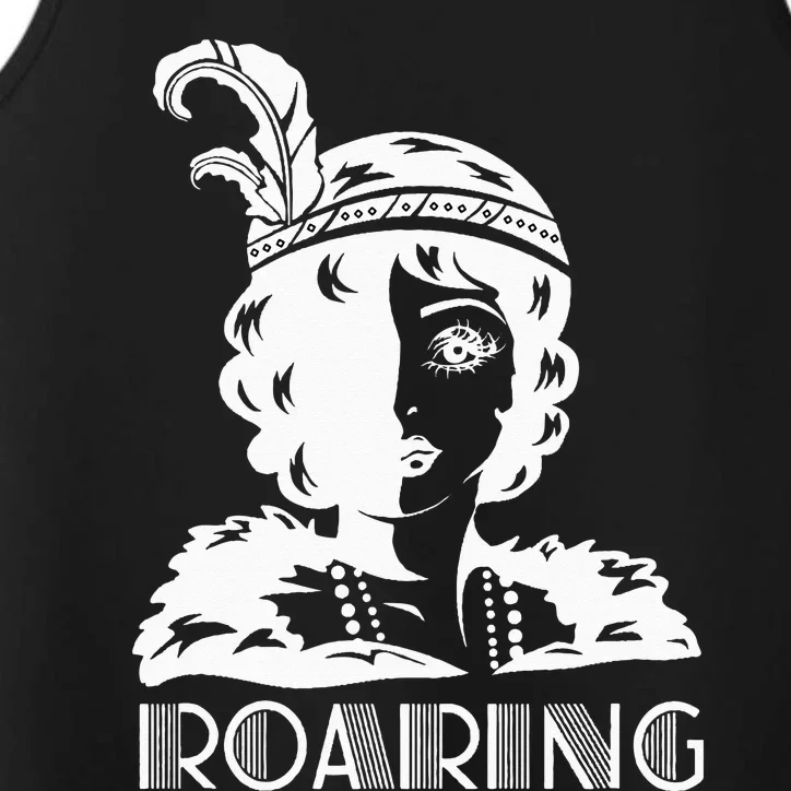 ROARING 1920's Great Gatsby Glamorous Woman Flapper Performance Tank