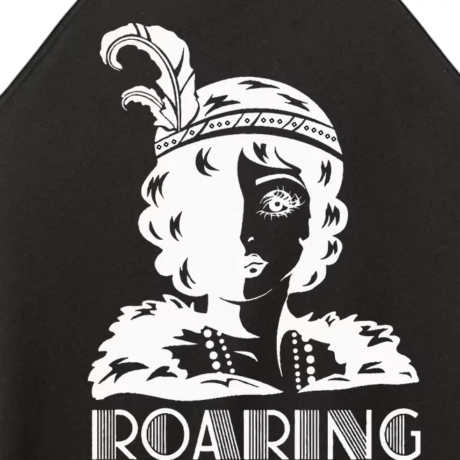 ROARING 1920's Great Gatsby Glamorous Woman Flapper Women’s Perfect Tri Rocker Tank