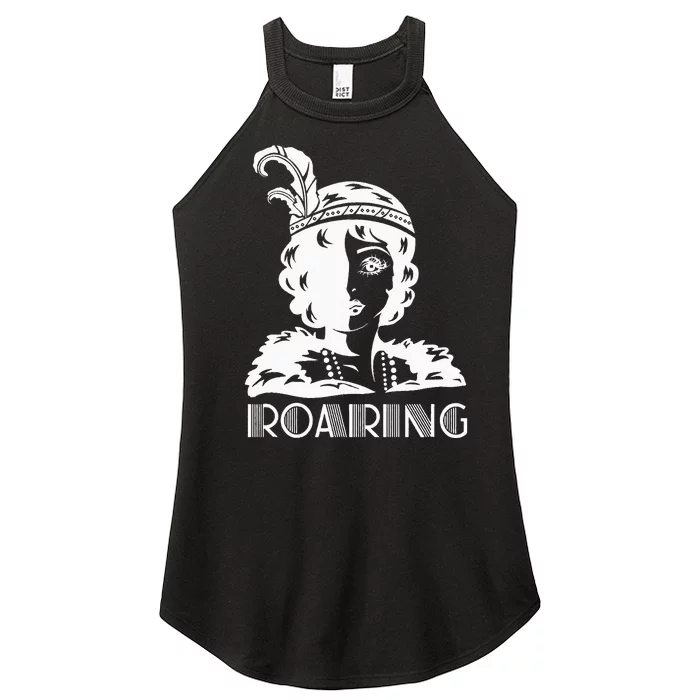 ROARING 1920's Great Gatsby Glamorous Woman Flapper Women’s Perfect Tri Rocker Tank