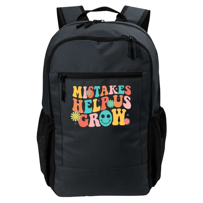 Retro 1960s Hippie Mistakes Help Us Grow Daily Commute Backpack