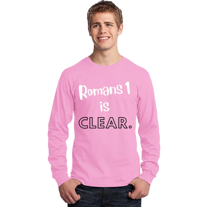 Romans 1 Is Clear Long Sleeve Shirt