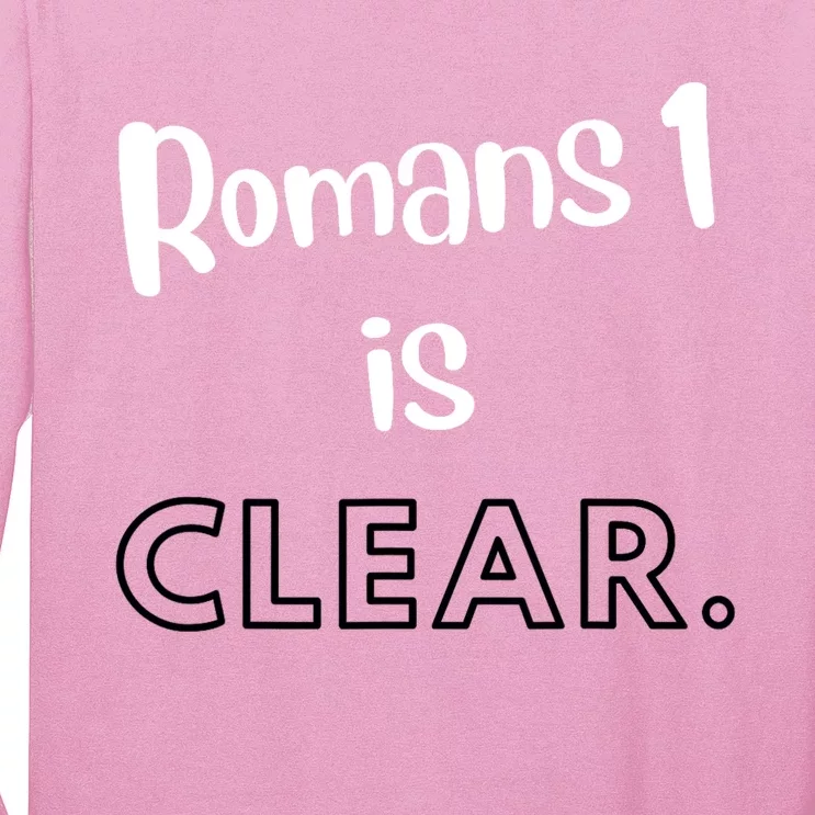 Romans 1 Is Clear Long Sleeve Shirt