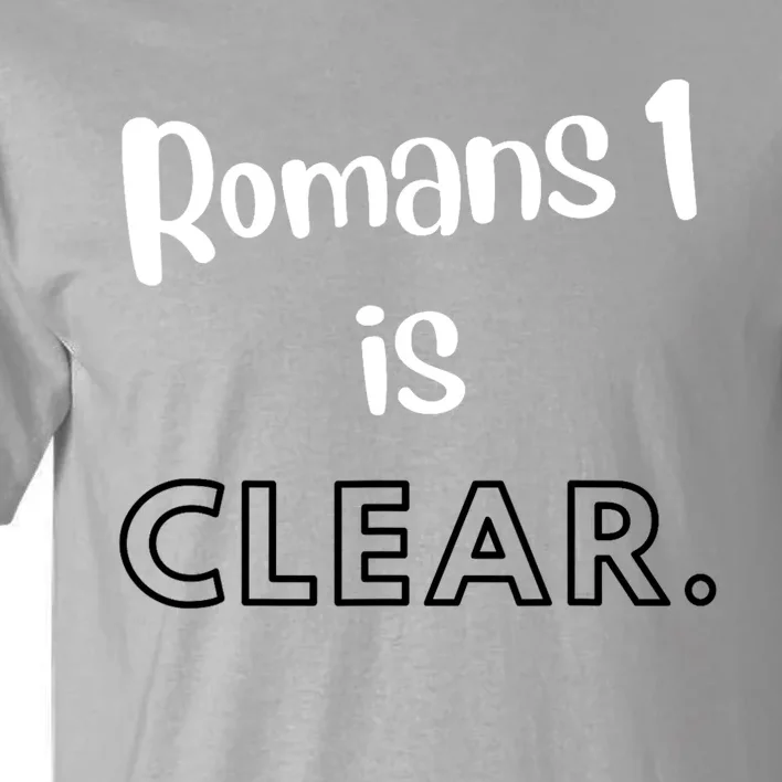 Romans 1 Is Clear Tall T-Shirt