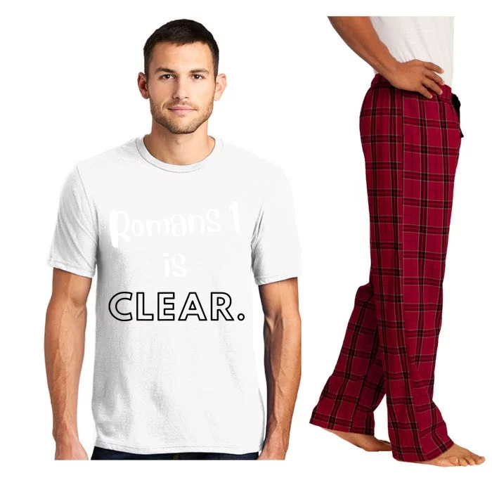 Romans 1 Is Clear Pajama Set