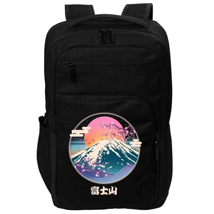 Retro 1980s Japanese Mount Fuji Impact Tech Backpack