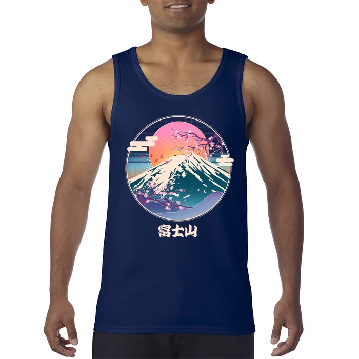 Retro 1980s Japanese Mount Fuji Tank Top