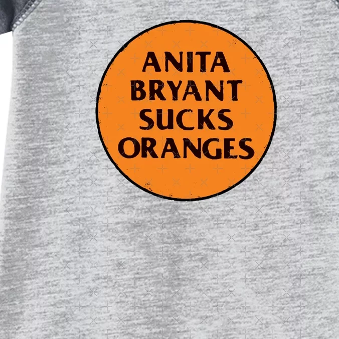 Retro 1977 Lgbt+ Protest Slogan Anita Sucks Infant Baby Jersey Bodysuit