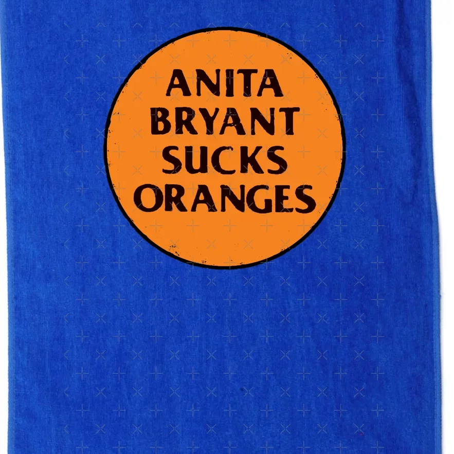 Retro 1977 Lgbt+ Protest Slogan Anita Sucks Platinum Collection Golf Towel