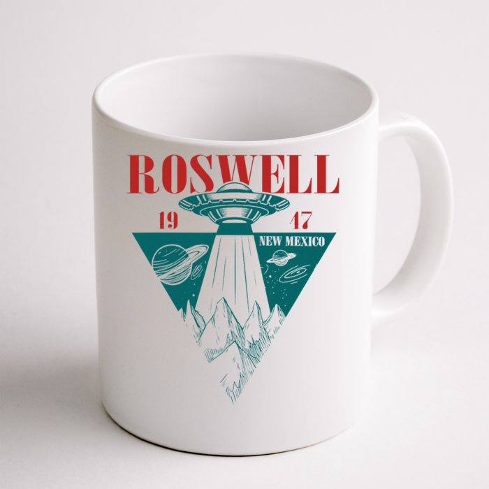 Roswell 1947 New Mexico Ufo Aliens Spaceship Front & Back Coffee Mug