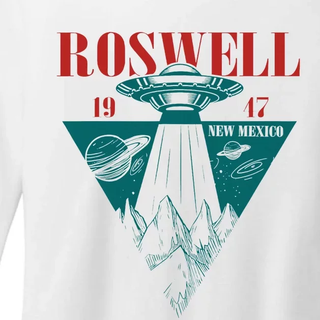 Roswell 1947 New Mexico Ufo Aliens Spaceship Womens CVC Long Sleeve Shirt