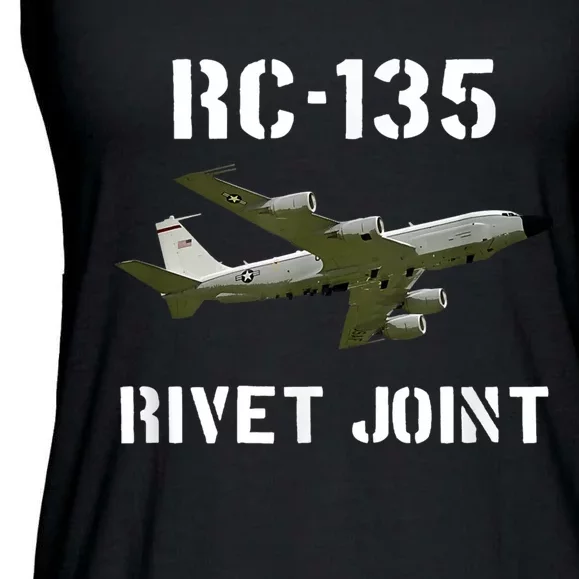 Rc 135 Rivet Joint Spy Plane Aircraft Ladies Essential Flowy Tank