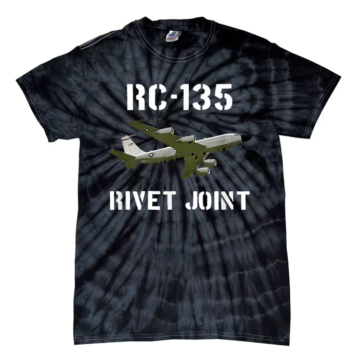 Rc 135 Rivet Joint Spy Plane Aircraft Tie-Dye T-Shirt