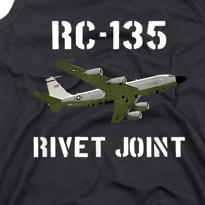 Rc 135 Rivet Joint Spy Plane Aircraft Tank Top