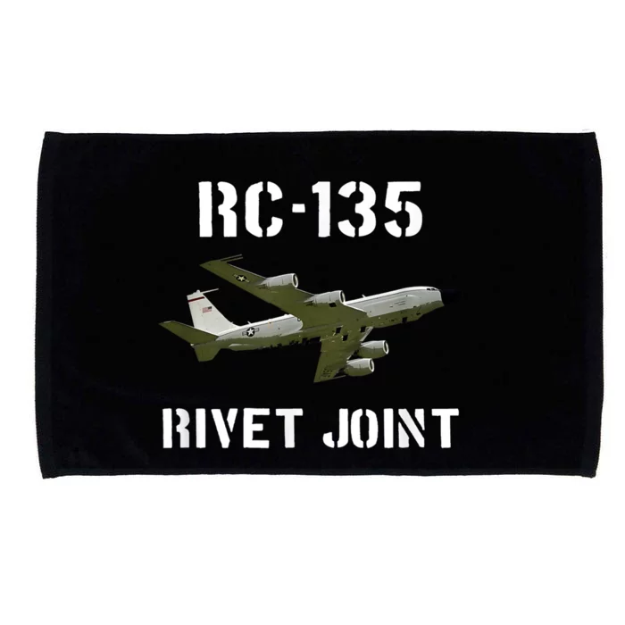 Rc 135 Rivet Joint Spy Plane Aircraft Microfiber Hand Towel