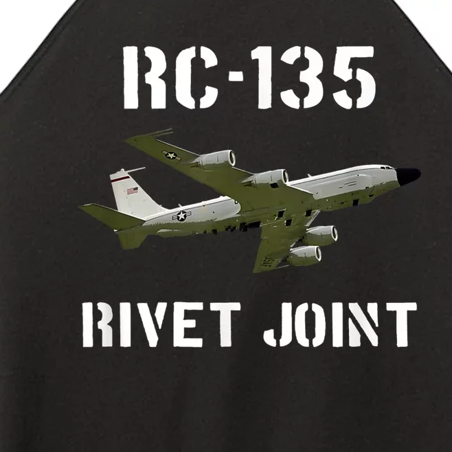 Rc 135 Rivet Joint Spy Plane Aircraft Women’s Perfect Tri Rocker Tank