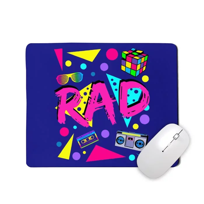 Rad 1980s Vintage Eighties Costume Party Mousepad