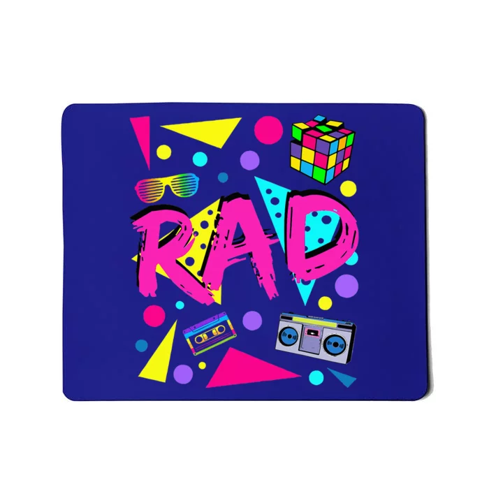 Rad 1980s Vintage Eighties Costume Party Mousepad