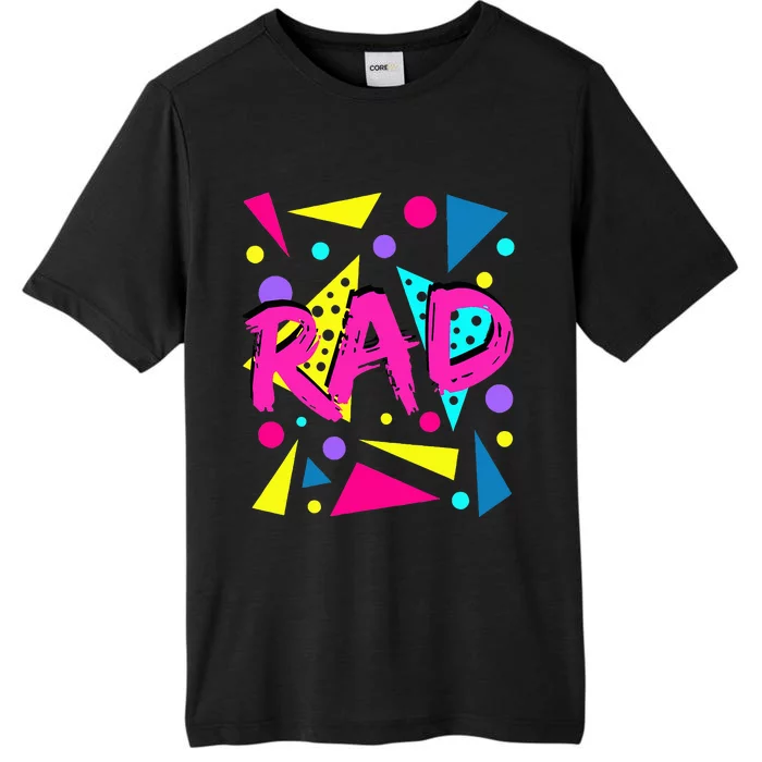 Rad 1980s Vintage Eighties Costume Party ChromaSoft Performance T-Shirt