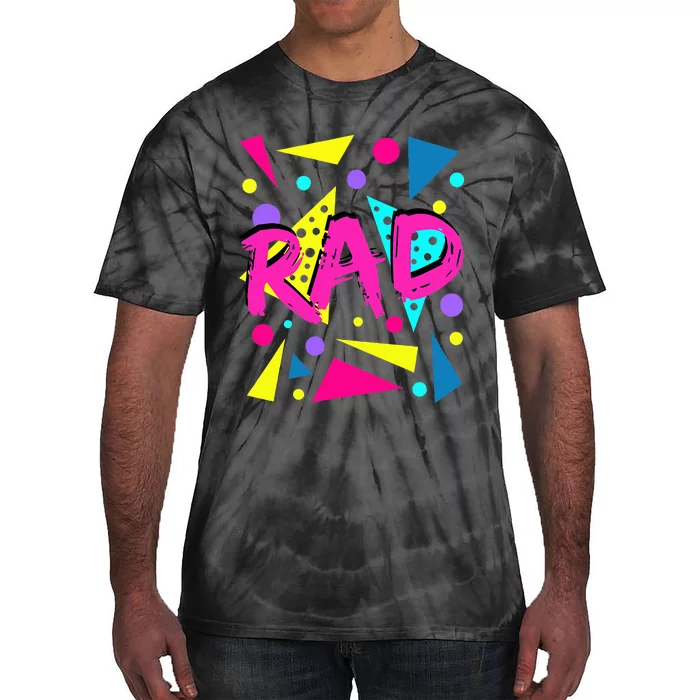 Rad 1980s Vintage Eighties Costume Party Tie-Dye T-Shirt