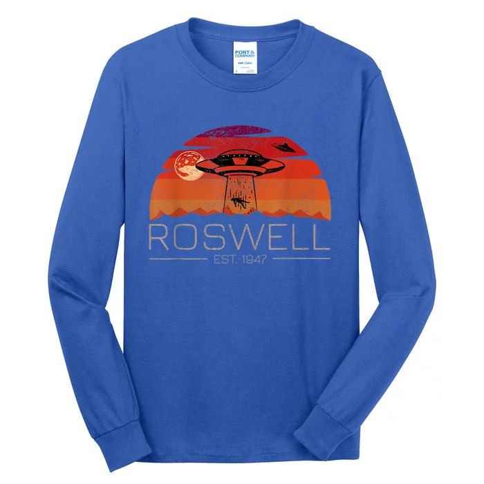 Roswell 1947 Vintage Alien UFO New Mexico Tall Long Sleeve T-Shirt