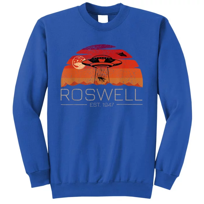 Roswell 1947 Vintage Alien UFO New Mexico Tall Sweatshirt