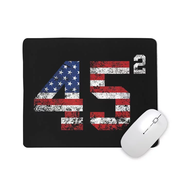 Rump 2024 45 Squared Second Term USA Vintage Mousepad