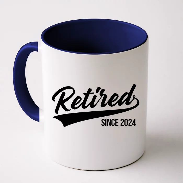 Retired 2024 Decoration Retirement Front & Back Coffee Mug