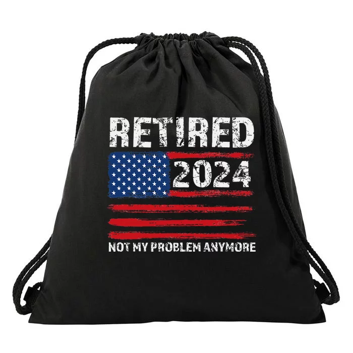 Retired 2024 Decoration Retirement Drawstring Bag