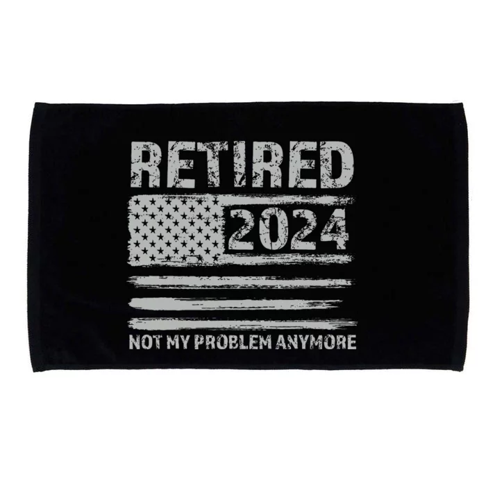 Retired 2024 Decoration Women Retirement Microfiber Hand Towel