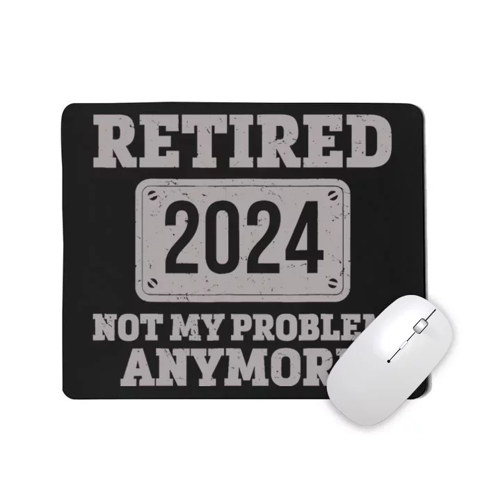 Retired 2024 Decoration Retirement Mousepad