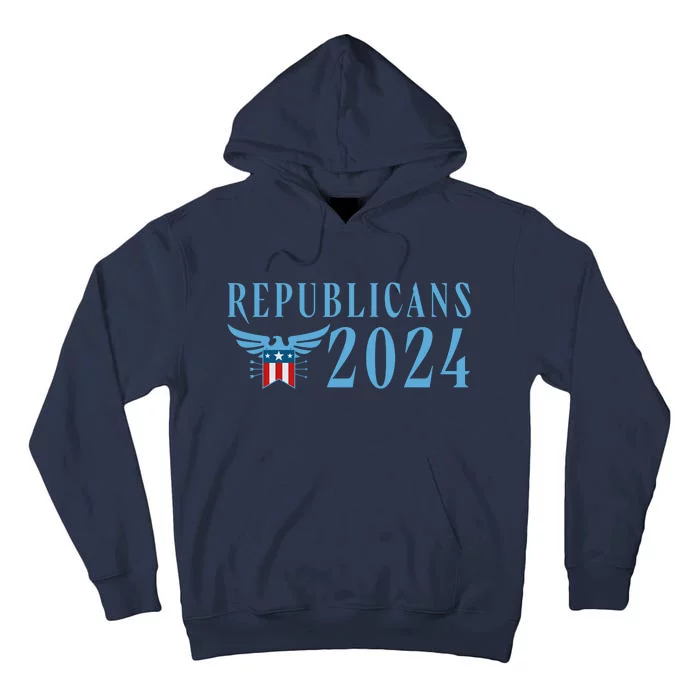 Republicans 2024 Election Logo Tall Hoodie