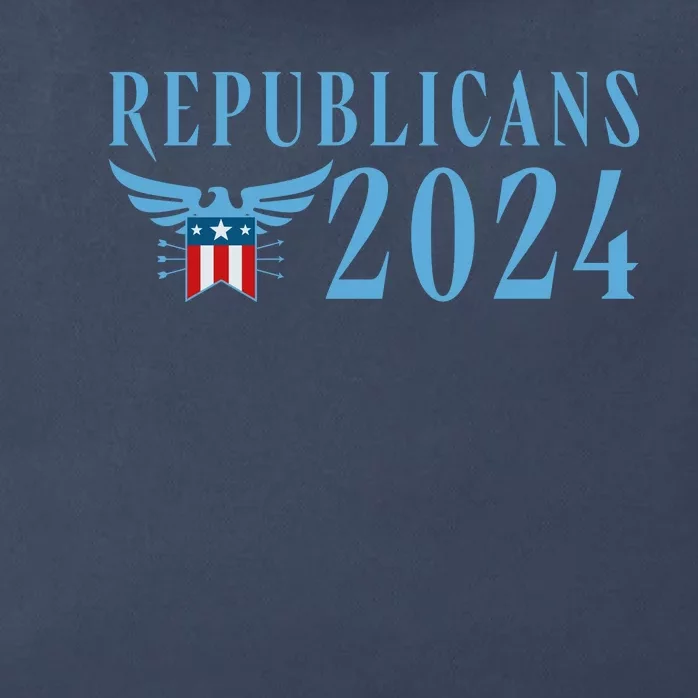 Republicans 2024 Election Logo Zip Tote Bag