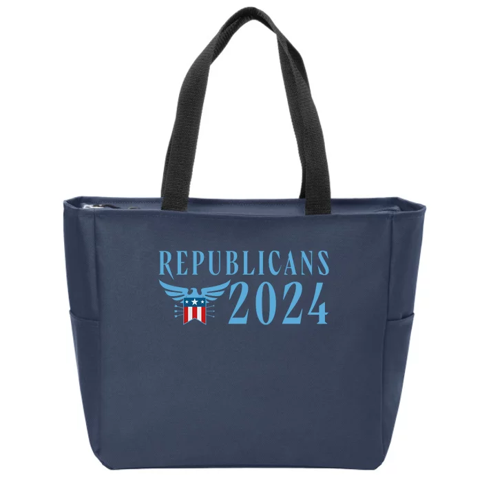 Republicans 2024 Election Logo Zip Tote Bag