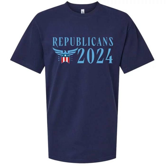 Republicans 2024 Election Logo Sueded Cloud Jersey T-Shirt