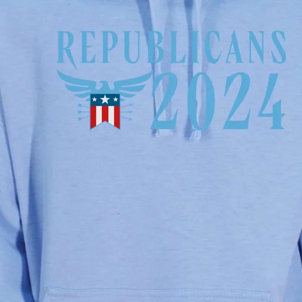 Republicans 2024 Election Logo Unisex Surf Hoodie