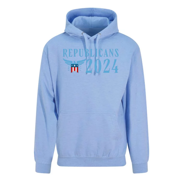 Republicans 2024 Election Logo Unisex Surf Hoodie