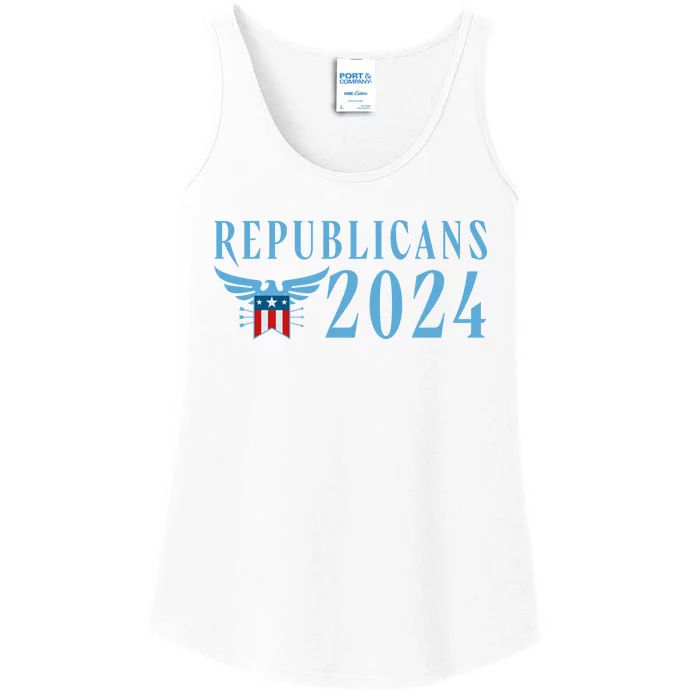 Republicans 2024 Election Logo Ladies Essential Tank