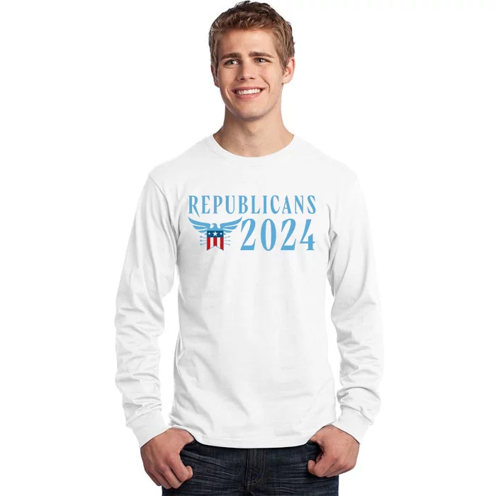 Republicans 2024 Election Logo Tall Long Sleeve T-Shirt