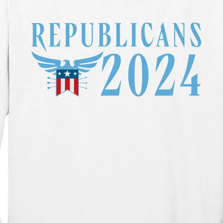 Republicans 2024 Election Logo Tall Long Sleeve T-Shirt