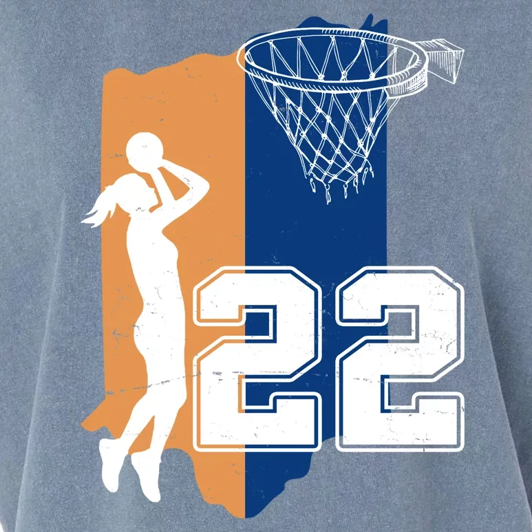 Retro 22 Female Basketball Player Garment-Dyed Women's Muscle Tee